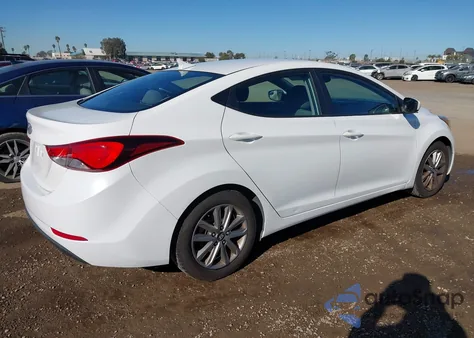 2014 Hyundai Elantra Se z USA, uszkodzony, nr VIN 5NPDH4AEXEH495667